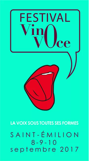 Affiche Festival Vino Voce 2017 St Emilion