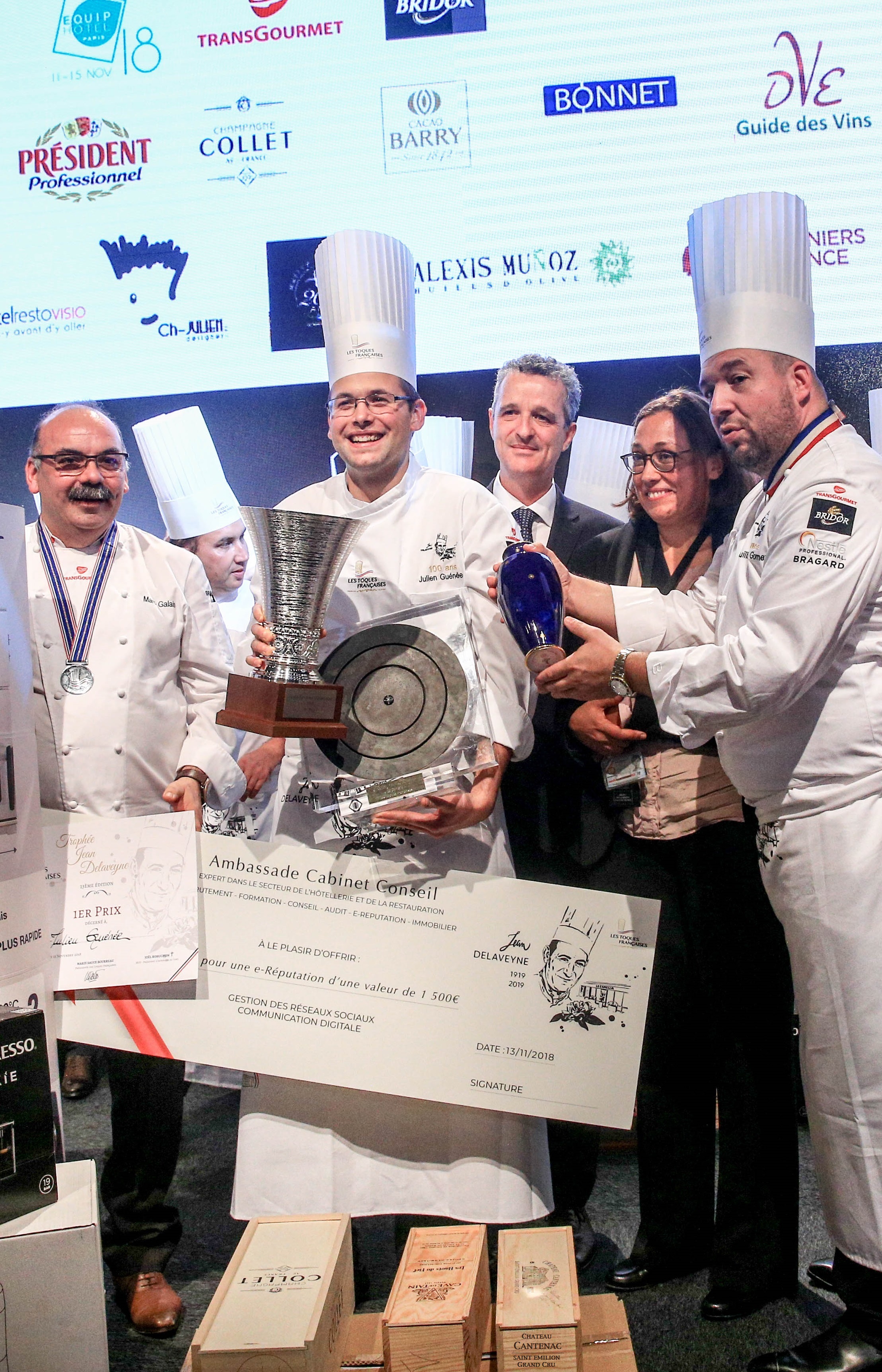 Chef Julien Guénée - Vainqueur Trophée Jean Delaveyne 2018