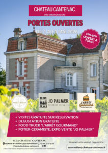 Journée Portes Ouvertes 2026 Château Cantenac Saint Emilion France Grand Cru